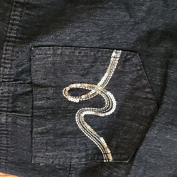 X-Tasy push up jean shorts NWT 8 - Picture 6 of 6